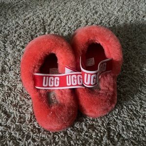 neon ugg platform slippers